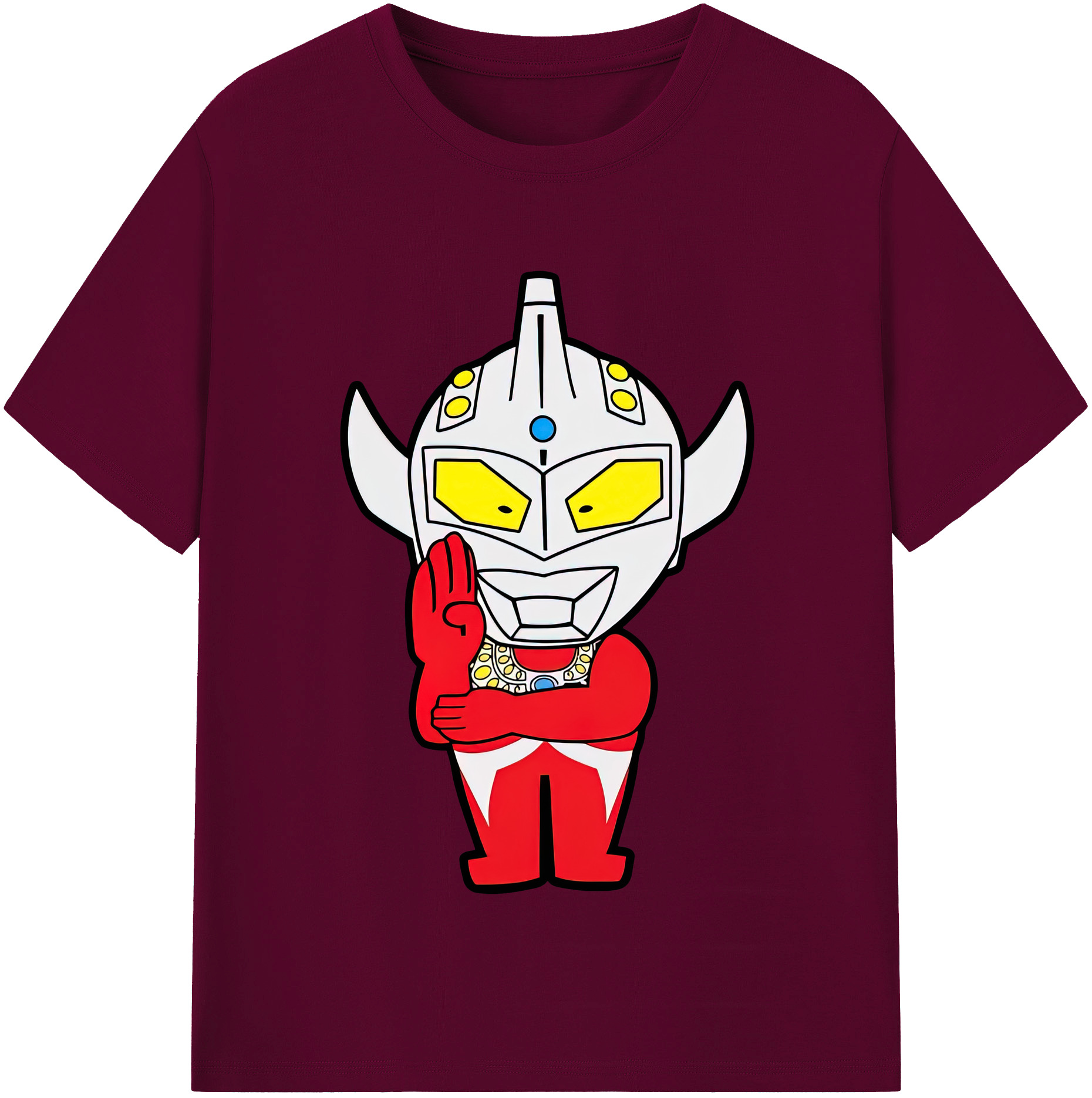 （画像用） ウルトラマン Ultraman レディースカジュアルプリントTシャツ（綿100％）